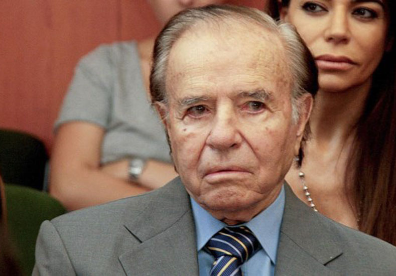 Confirman condena de siete años y medio de prisión para Menem