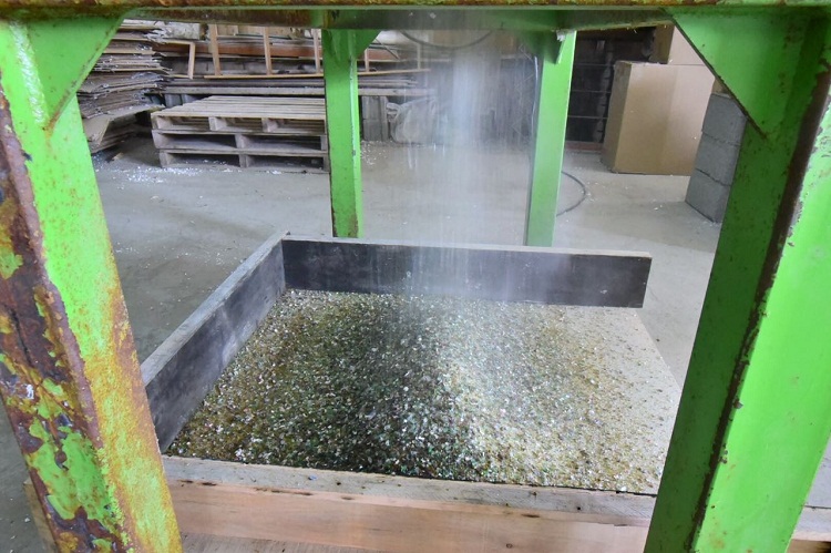 trituración de vidrio trituración de vidrio