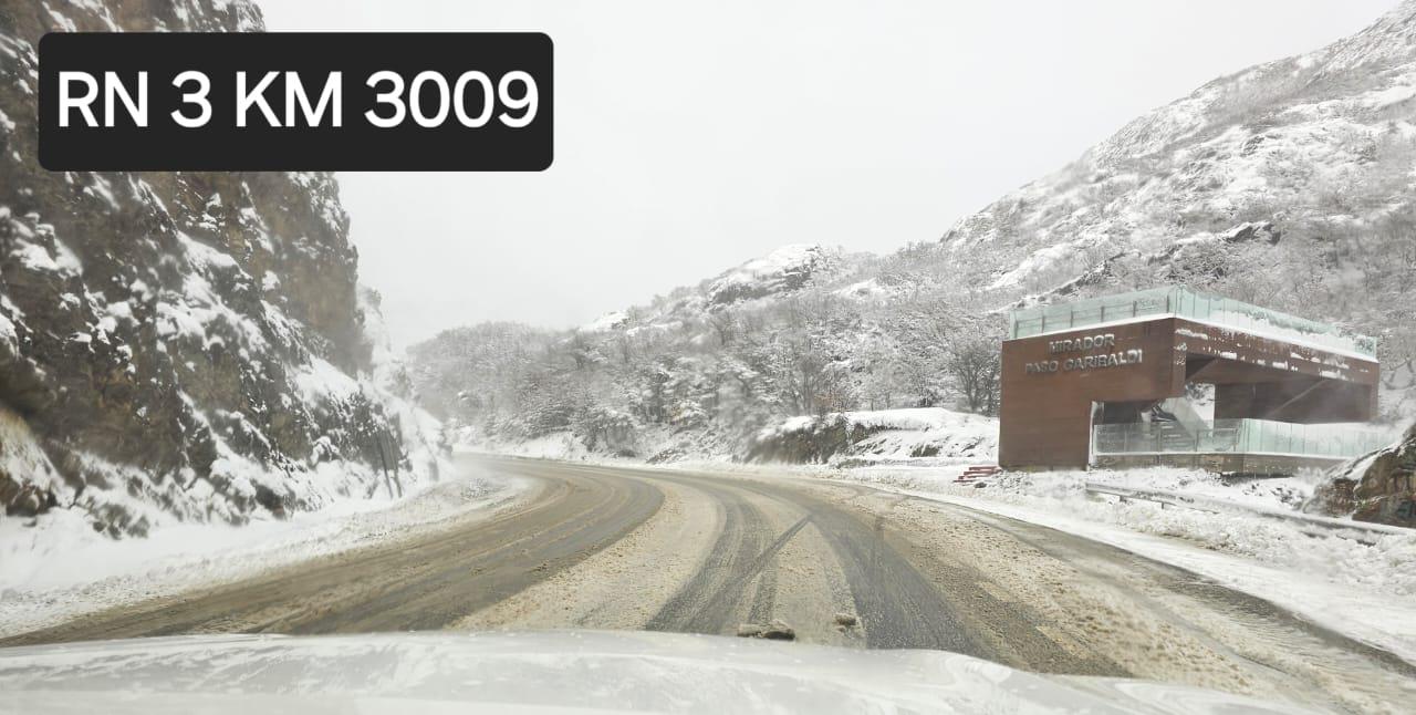 ruta 3 nieve