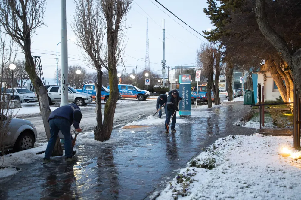 Nieve Río Grande operativo