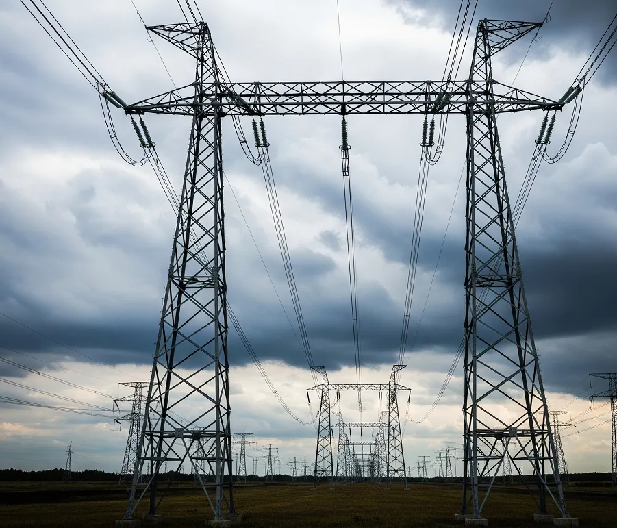 energía luz cables