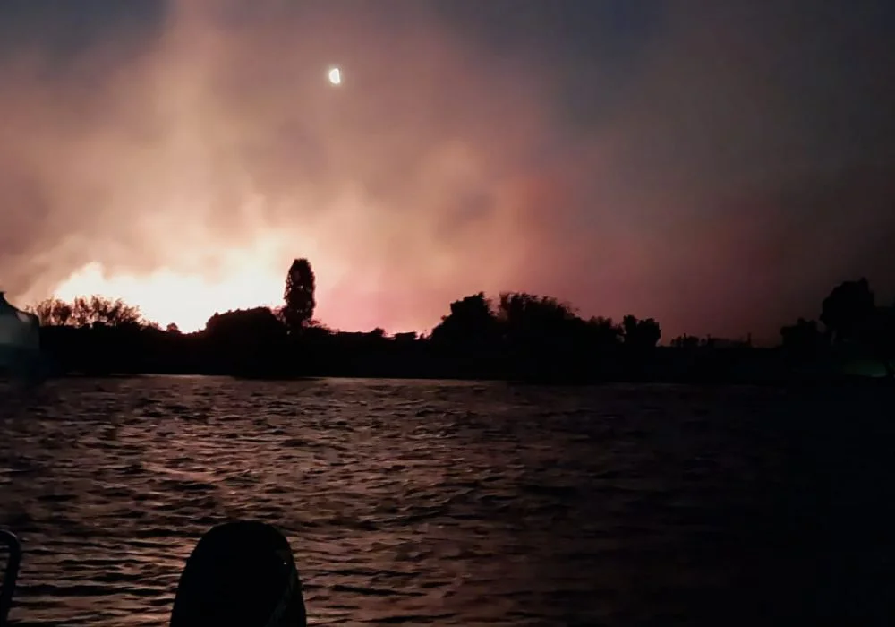 Incendio forestal en Parque Nacional Los Alerces1