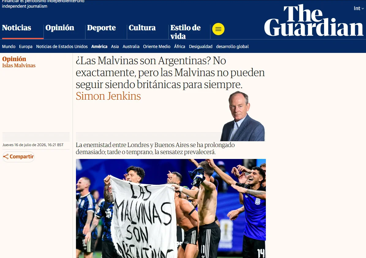 the guardian las islas malvinas