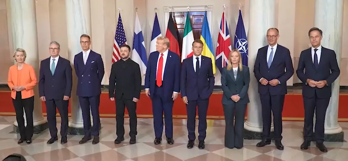 LIDERES EUROPEOS ZELENSKI