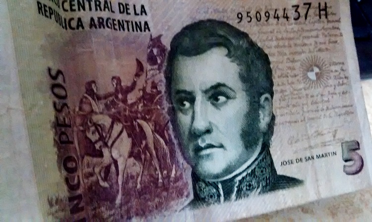 Billete de 5 pesos