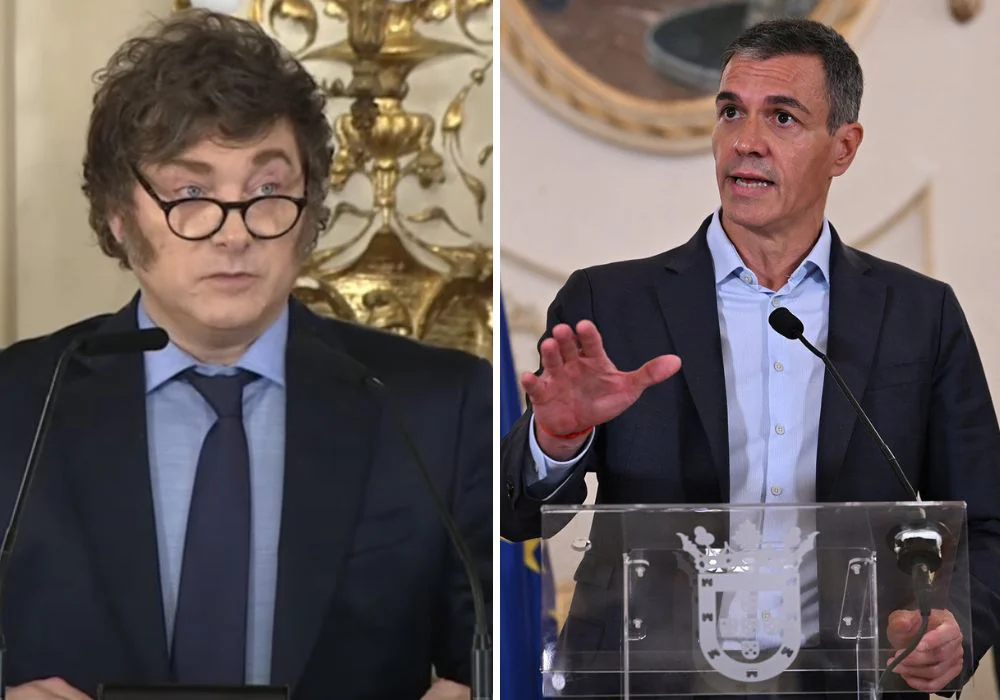 milei pedro sanchez