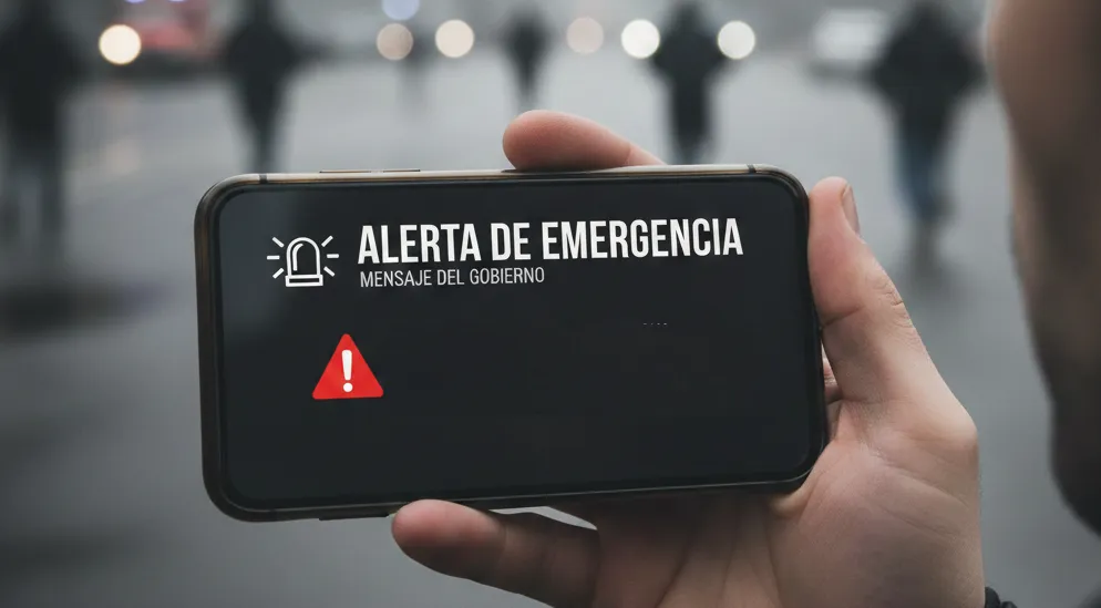alerta emergencia en celulares
