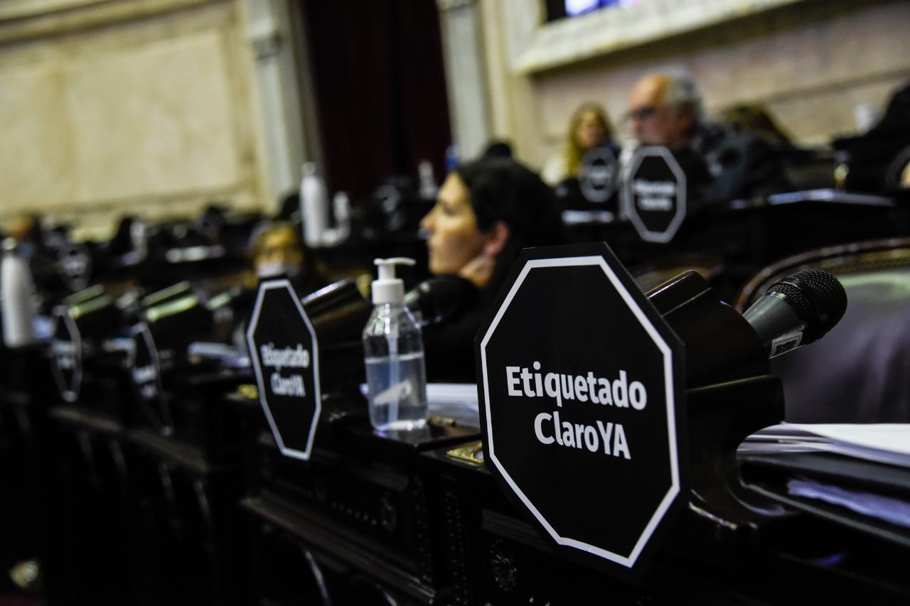 etiquetado frontal
