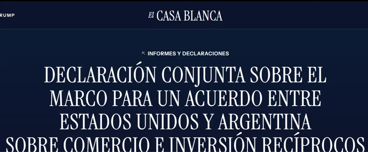 casa blanca acuerdo comercial