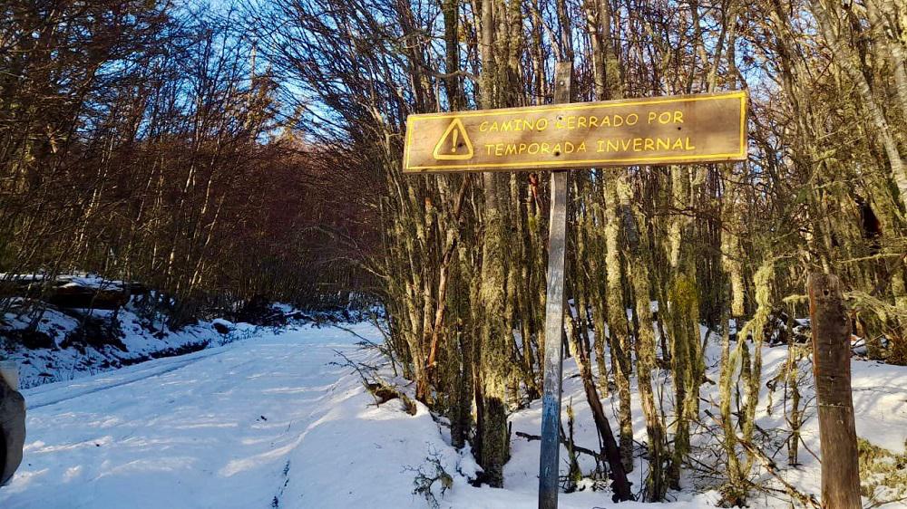reserva cerrada invierno