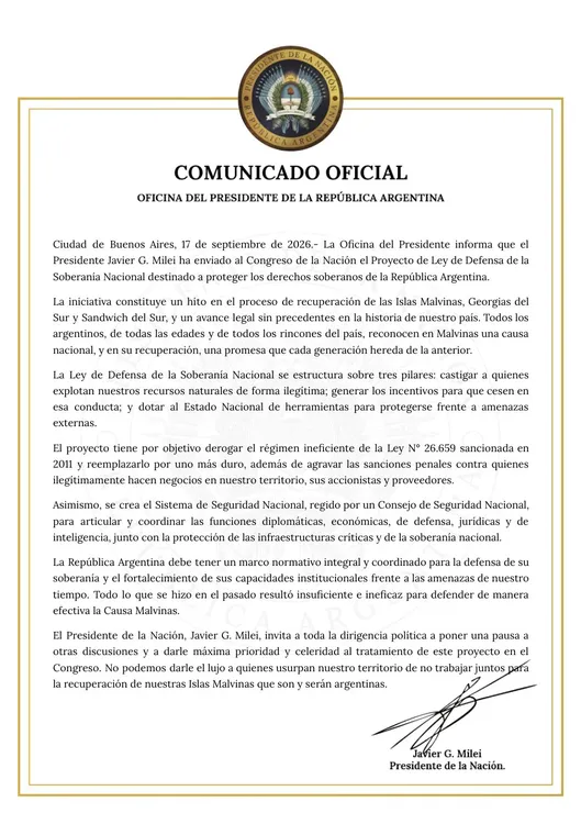 comunicado