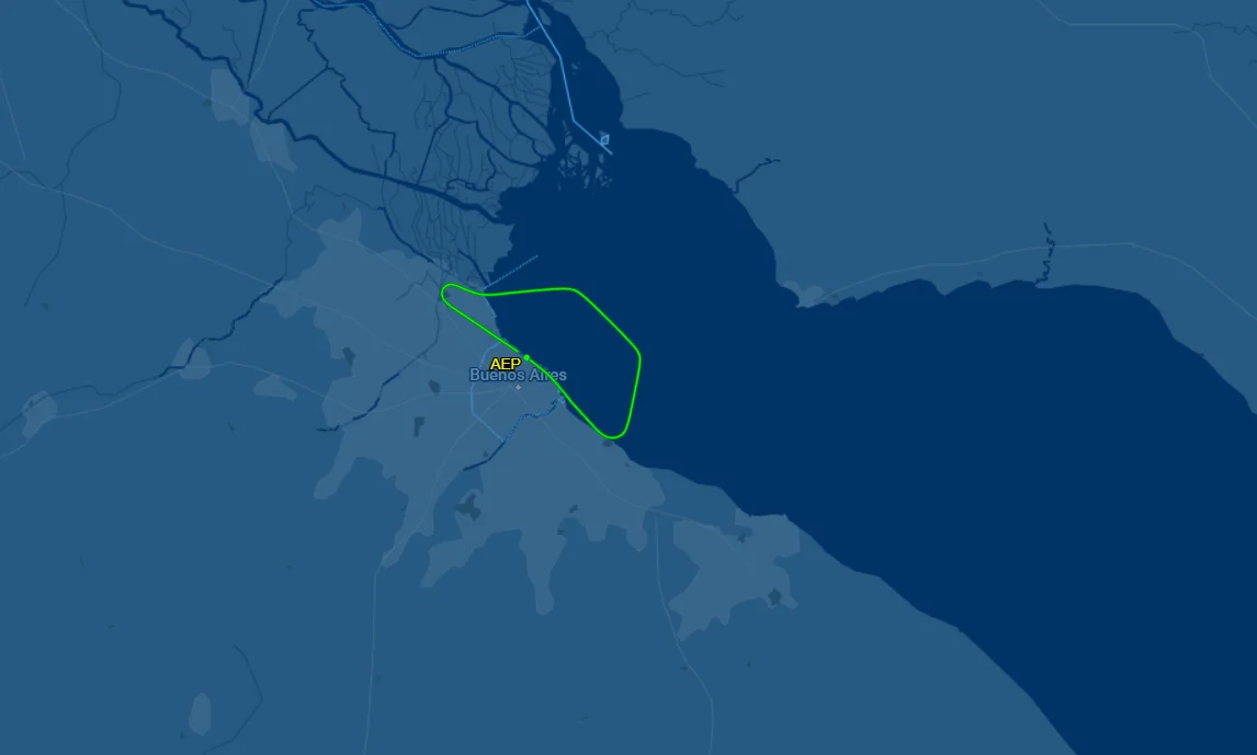 Aerolineas Argentinas vuelo desviado