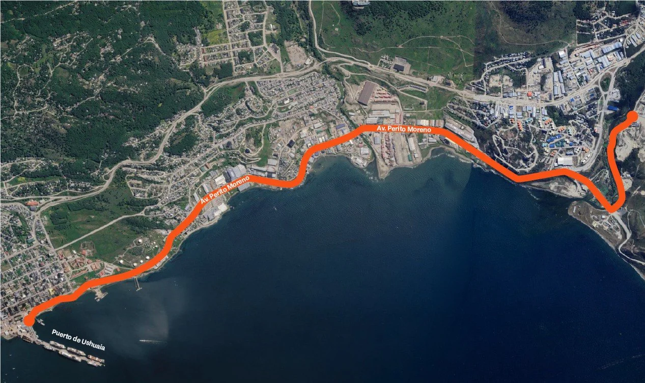 recorrido usina Ushuaia
