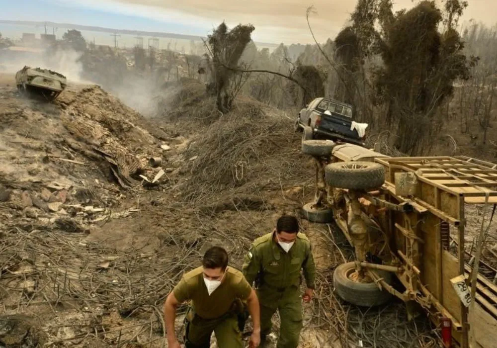 Incendios en chile