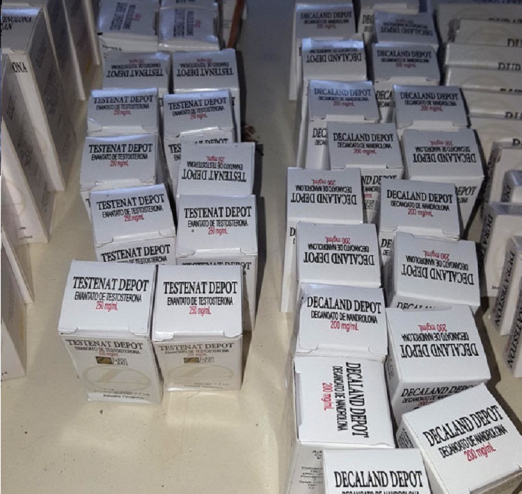 6) La AFIP secuestró anabólicos, esteroides, cigarrillos y dinero en efectivo