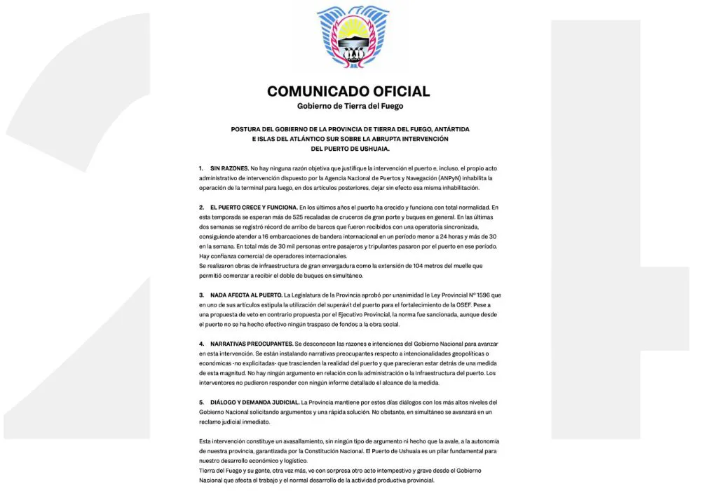 Gobierno de Tierra del Fuego