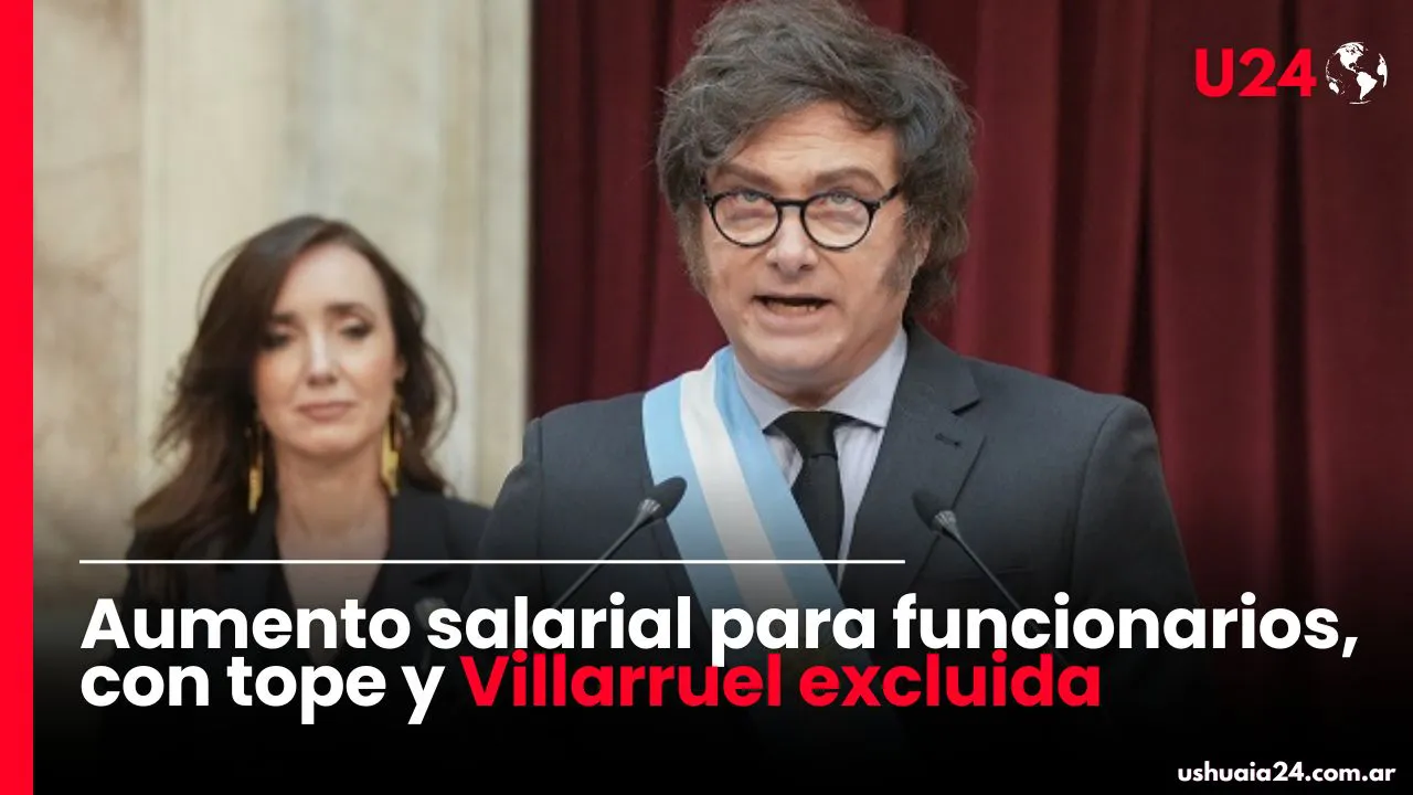 Milei aumento salariales funcionarios