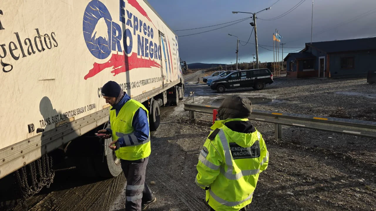 ruta 3 invierno control camion