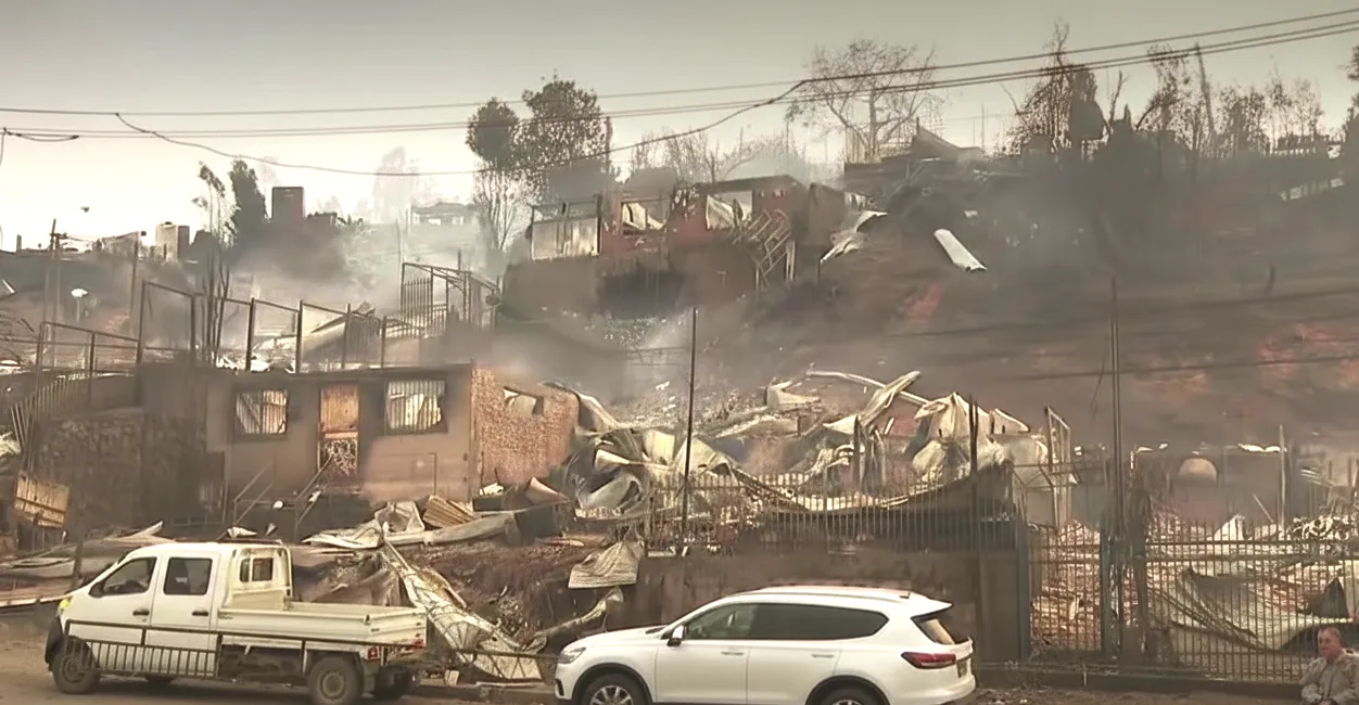 Incendios forestales en Chile