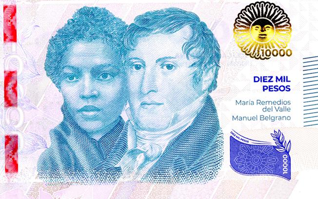 billete de diez mil pesos